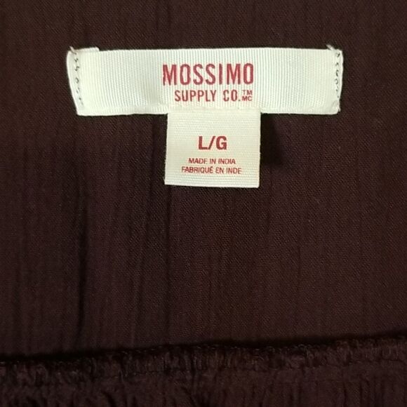 Mossimo Southwestern‎ Rayon Burgundy Blouse - Picture 2 of 6
